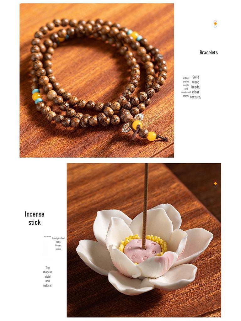 Keramik Shakyamuni Buddha Statue - Wohnzimmer Kunstwerk mit den Drei Heiligen und Lichtkreis Design