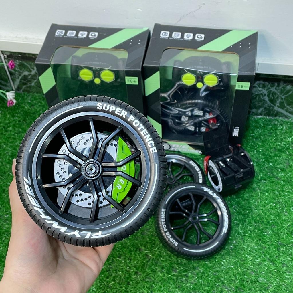 2.4G Remote Control Tire Wheel Toy – Self-Balancing Spinning Car Wheel with LED Lights, Fun Gadget for Kids & Adults