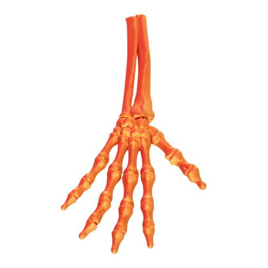 3D Printed Halloween Skeleton Hand Realistic Looking Widely Used Fake Human Hand Party Terror Scary Props Decoration
