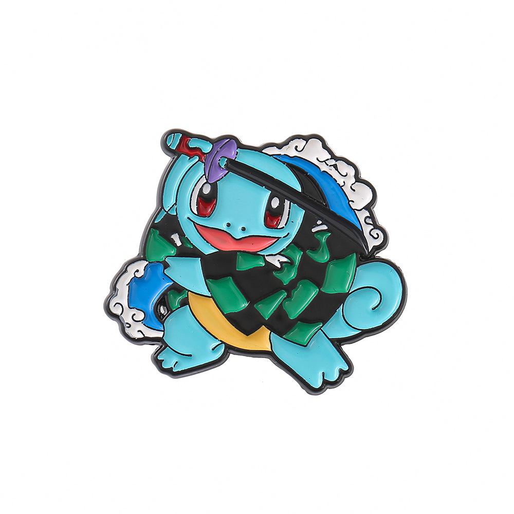 Anime Pikachu And Tmnt Enamel Pins Women Men Badge Backpack Collar Lapel Collection Jewelry Gifts