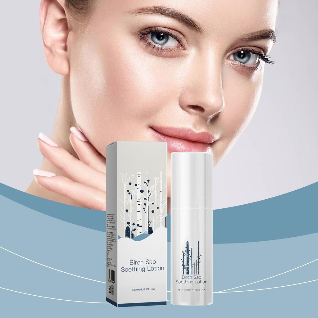 Birch Sap Soothing Lotion Moisturizing, Caring, Hydrating, Smooth, Moisturizing, Nourishing Soothing Lotion 100ml