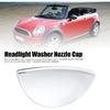Aramox Headlight Washer Nozzle, Headlight Washer Nozzle, Headlight Washer Spray Cover Headlight Headlight For R55 R57 R56 R58 R59 2008-2014 Left