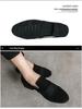 Men's Formal Leather Slip-On Loafers for Business, Mesh Nightclub, Hairstylists, and Driving.