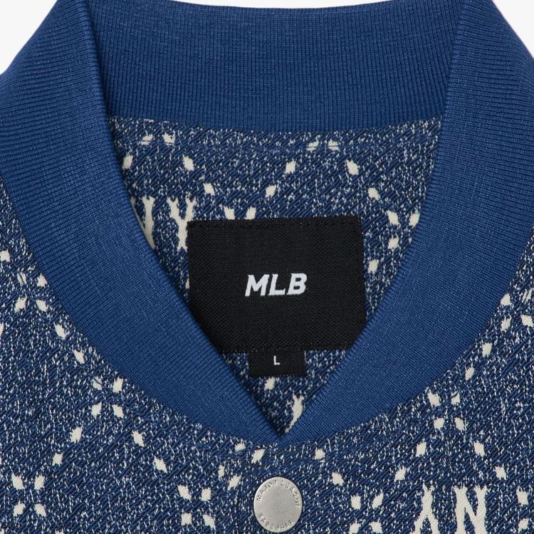 New MLB New York Yankees Jacket Unisex Marine Blue 3ADKM0131-50INS