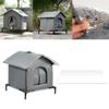 Outdoor Cat Tent Insulated Winter Shelter Waterproof Windproof Pet House for Stray Cats Backyard