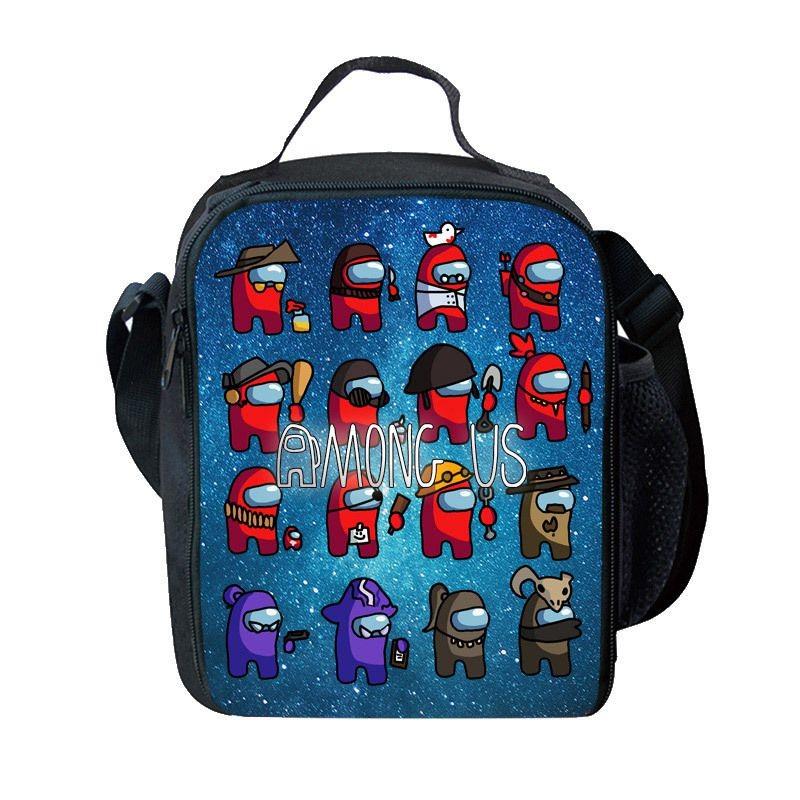 Stilvolles und lustiges dreiteiliges Rucksack-Set für Kinder mit geometrischen Mustern