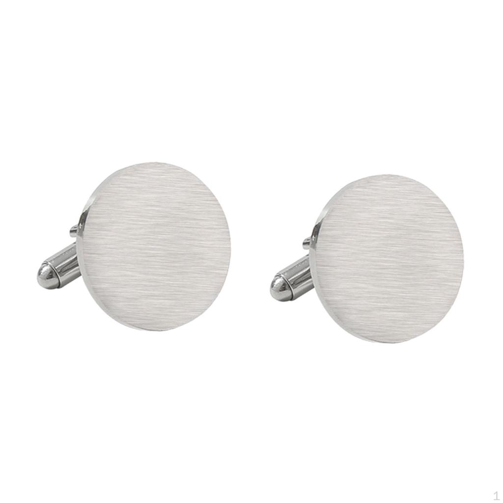 1 Pair Cufflinks for Men Business Shirt Novelty Fashion Classic Jewelry Anniversary