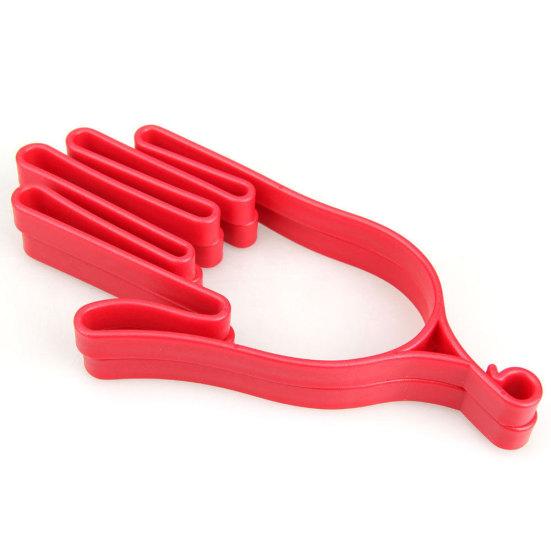 1 Pair Hand Shape Plastic Outdoor Sport Golf Gloves Mitten Holder Rack Stretcher