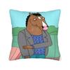 Pillow Case Anime B-BoJack H-Horsemans Soft  Pillow Cover For Sofa Couch Bed Living Room Cute Funny Pillowcases