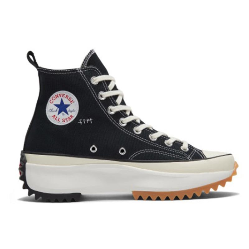 JW Anderson X Converse Run Star Hike Trendy Comfort High Top Canvas Unisex Black