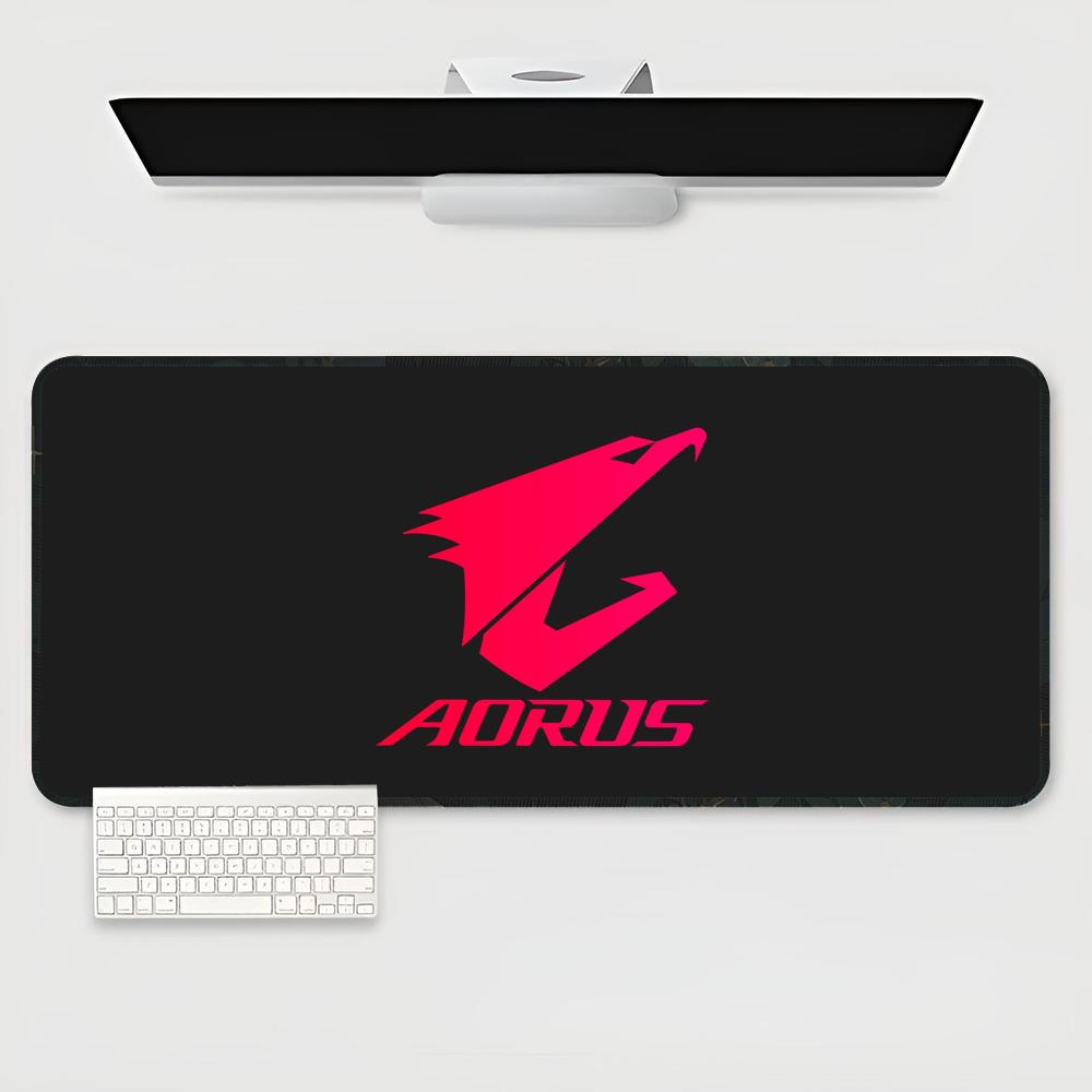 Aorus Mouse Pad Large Gamer XXL Keyboard Mat On Mat 900X400MM Carpet Rubber Desk Mat Gaming Mouse Pad