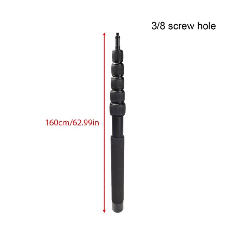 6-teiliger ausziehbarer Mikrofonarmstange für Filmaufnahmen mit 1/4" / 3/8" Gewinden