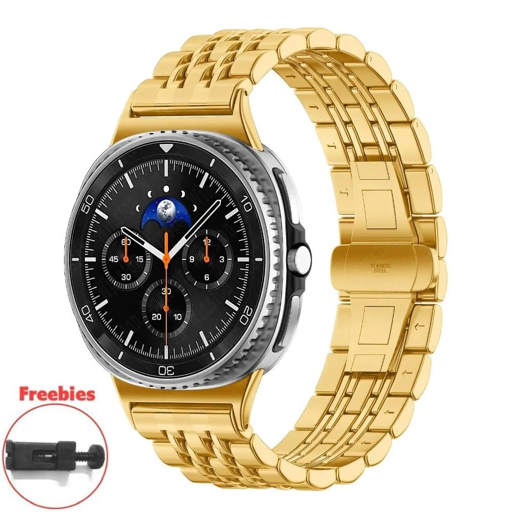 Metal Strap For Samsung Galaxy Watch 9/8 40mm 44mm 8 Classic 46mm Stainless steel Bracelet Wristband Business For Galaxy Watch Ultra2 47mm 2025 Band