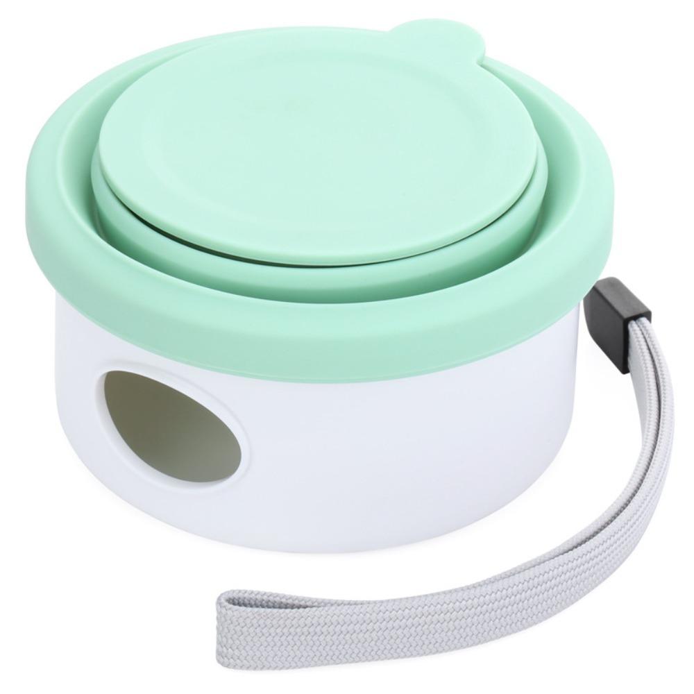Leak-proof Pet Outdoor Feeding Dish Collapsible Cat Foldable Bowl Pet Bowl Dog Travel Bowl  Camping