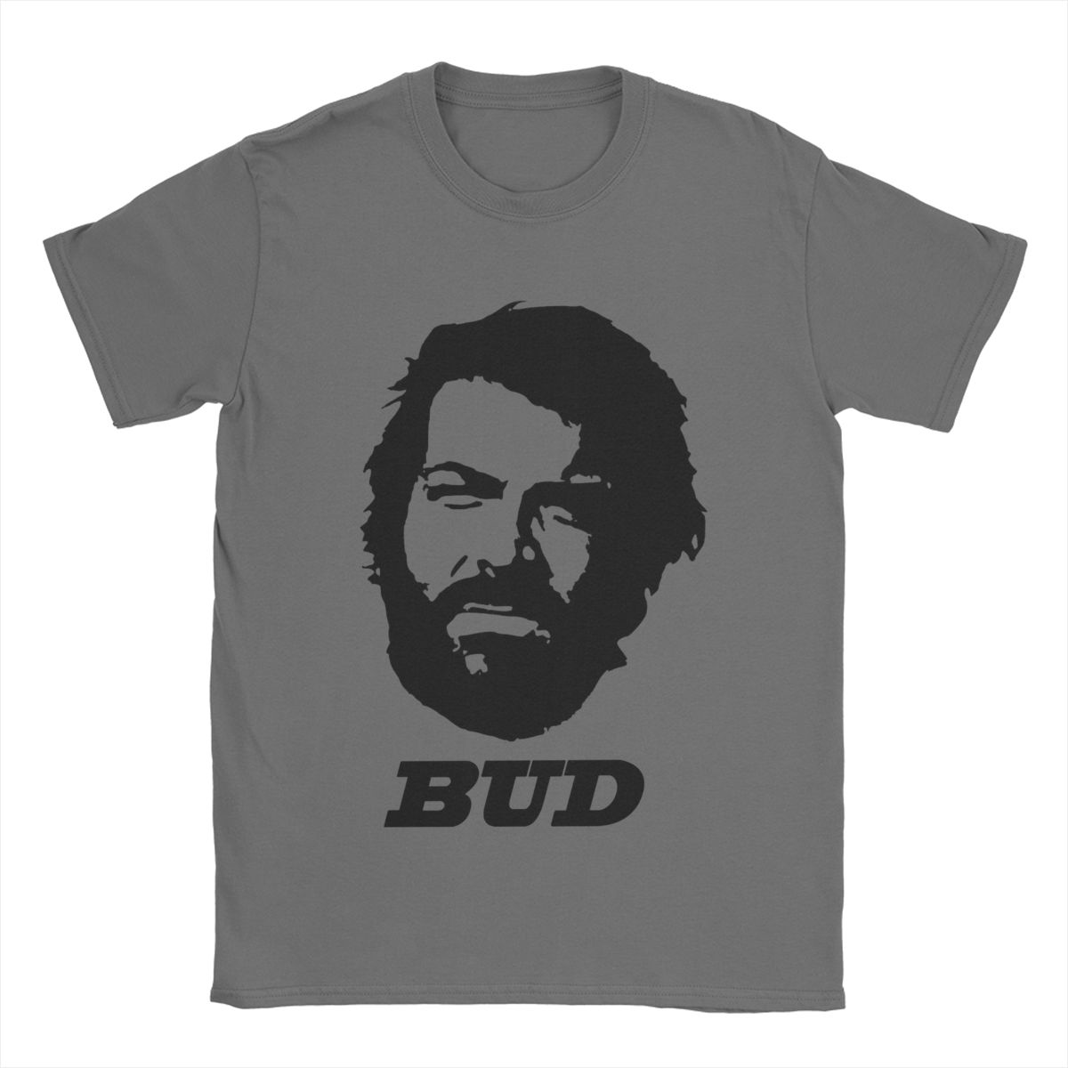 XIXI Fashion Heren T-shirts Bud Spencer Nieuwigheid Puur Katoen T-shirts Korte Mouw T-shirts Ronde Hals Kleding Cadeau Idee 2XL