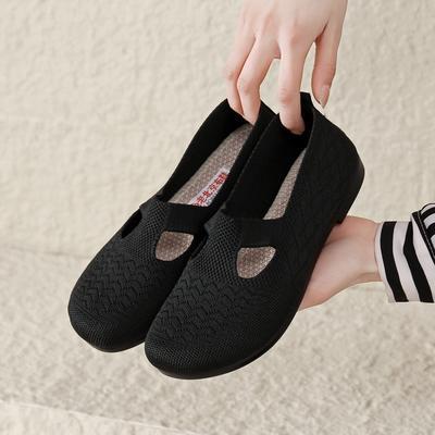 Cloth Shoes Women's Soft-soled Women's Shoes Are Comfortable, Breathable and Non-slip Casual Single Shoes Women's Middle and Mother Shoes