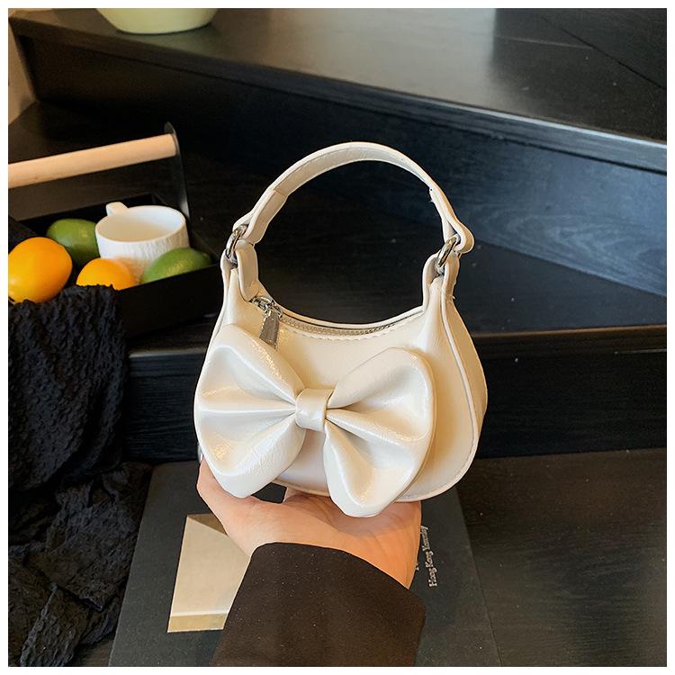Módna Crossbody peňaženka na mince pre deti s mašľou