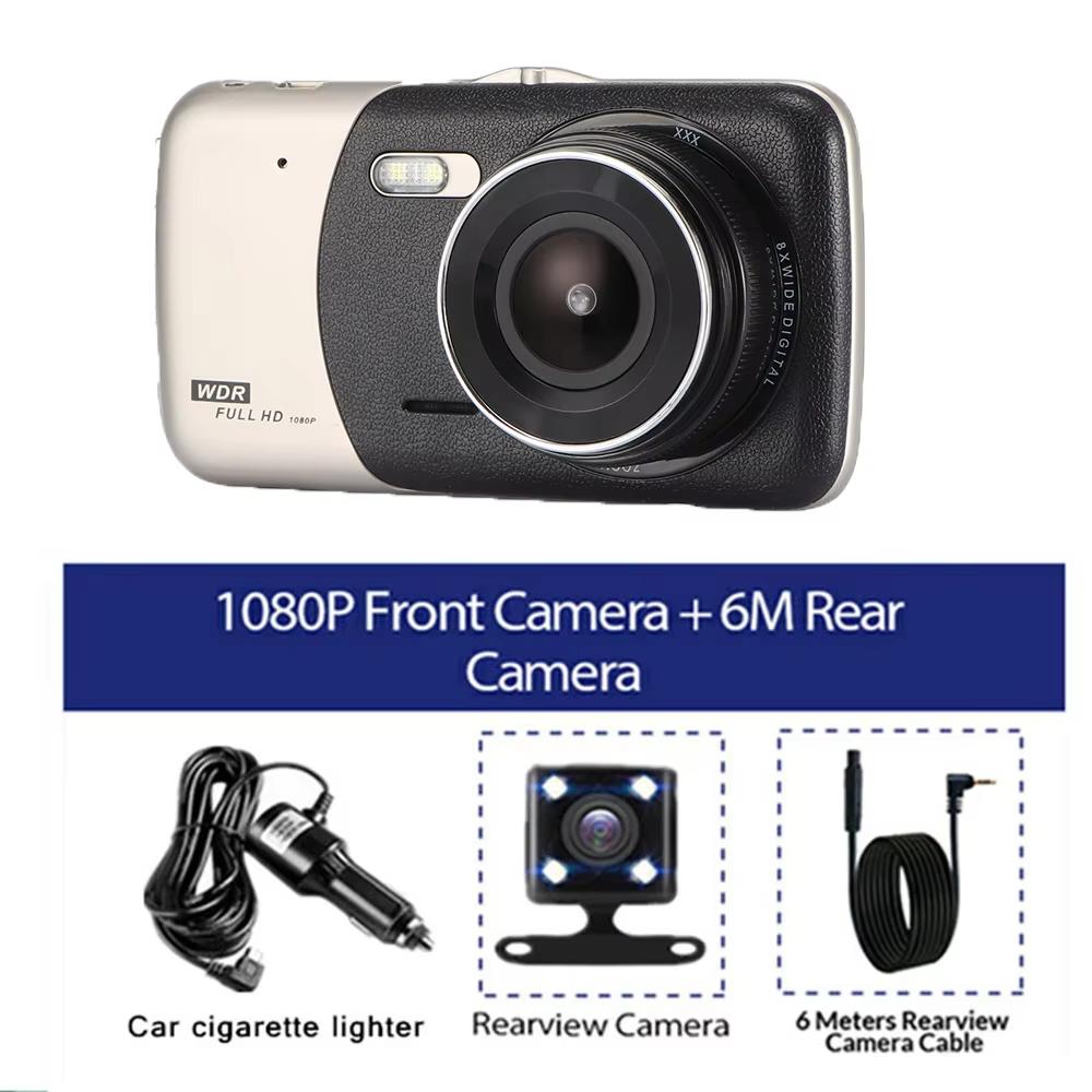 Car DVR Dash Cam Full HD 1080P Vehicle Camera Drive Video Recorder Auto Dashcam Black Box Car Accessories Registrator Rear View