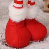 Elastic Holiday Decorations 3 Styles Expandable Santa Snowman Deer Christmas Parties Shelf Display