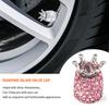 4 Pieces Universal Tire Caps Crown Shaped Tires Cover Part Tyre Stem Replacement Part Tyres Accessories Modification Parts