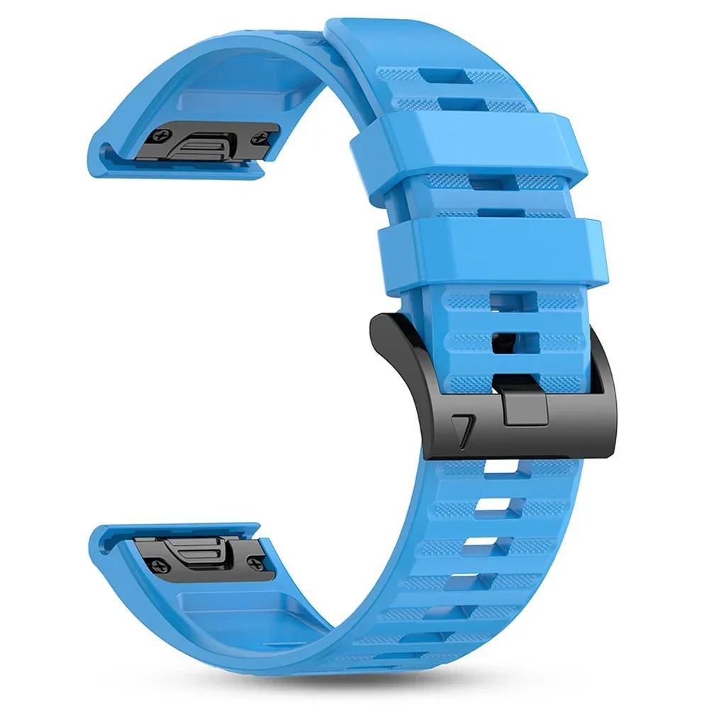 22mm 26mm Official Watch Band For Garmin Fenix E 8 7X 7 6X Silicone Strap Forerunner 970 965 S60 S70 Bracelet Sport Accessories