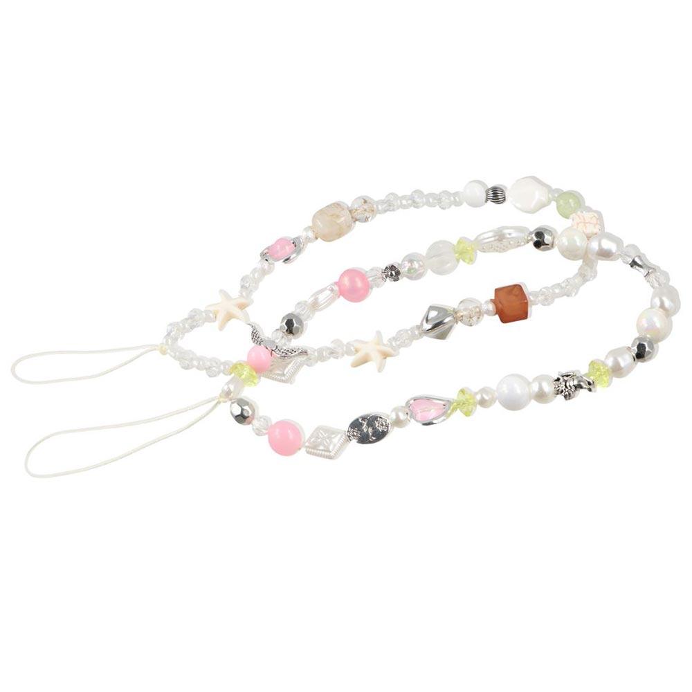 Phone Charms Beaded Phone Chain Hanging Cord Mobile Lanyard Phone Strap Jewelry Gift