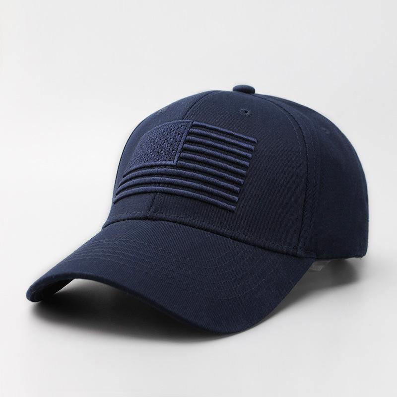 Hot sale High quality American Flag Embroidery Baseball Net Caps Spring and Summer Outdoor Adjustable Casual Hats Sunscreen Hat