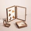 High-Visibility Display Box Large Insect Shadow Box Wood Construction Multiple Sizes Smooth Edge Insect Specimens Storage Display Case