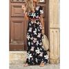 Women's Fashion V-neck Floral Dress