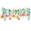 Buntes DIY-Frühlingsblumen-Geburtstagsparty-Banner Für Kinder Klassenzimmerdekoration Langes Blatt Blumig Happy Birthday Party Hintergrund