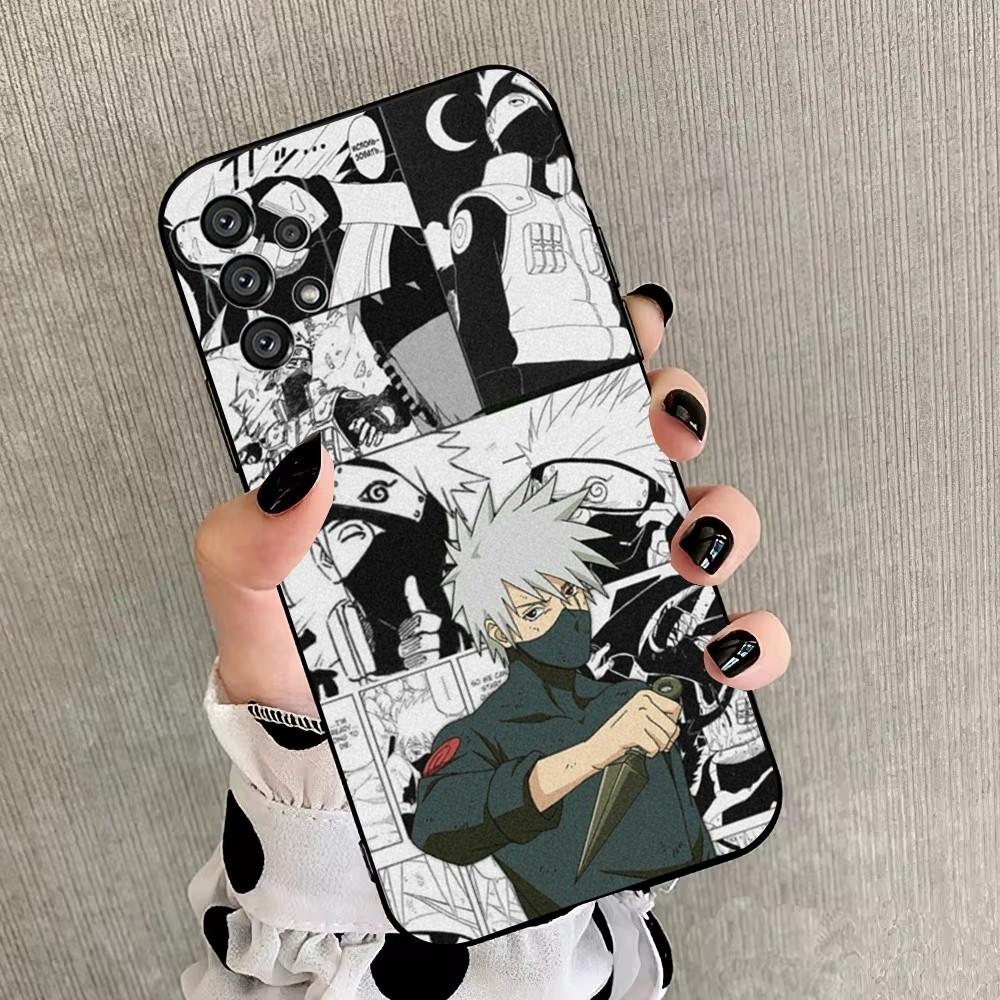 K-KakashiS Anime H-Hatake Phone Case For Samsung Galaxy A20,A21s,A22,A31,A32,A52,A53,A72,73,A80,A91 Soft Black Cover