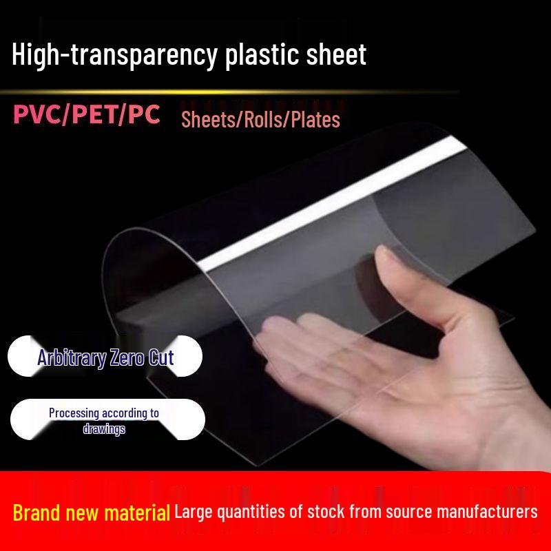 PVC- och PET-plastskivor med hög transparens - Anpassningsbar tryckning och bearbetning av styva PC-skivor