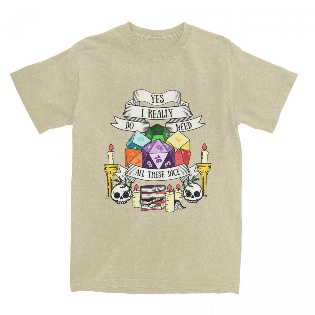 Hipster Dungeon And Dragon Dice T Shirt for Men Women 100% Cotton Dnd Game Tee Shirt Birthday Gift Clothing