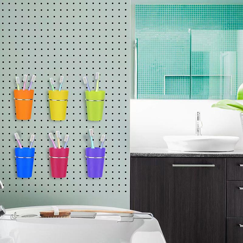 1 Set Pegboard Cup Holder Accessories For Craft Room Hook Baskets Ribbon Organizer Screw Tool For Organizing Accessories Tools