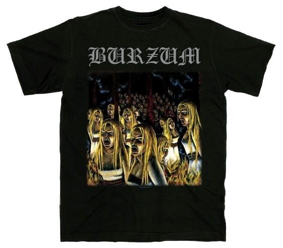 BURNING WITCHES cd lgo Official SHIRT LAST MED New det som filosofem hvis fallen Unisex T-Shirt S