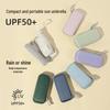 Compact Anti-UV Sun Protection Umbrella for Women - Thickened, Portable, Five-fold Design