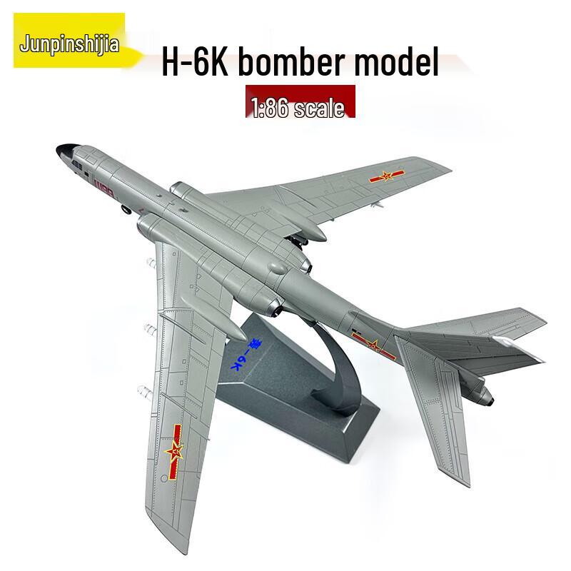 H-6K Military Bomber Aircraft Model