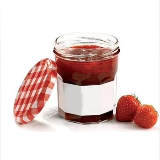 5Pcs 50/150/250/380ML Transparent Glass Pickle Bottle with Lid Multifunctional Strawberry Jam Spice Storage Jar Reusable Empty Food Container