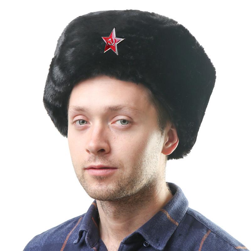 Woll-Outdoor-Kälteschutz verdickter Samt Herren- und Damen-Winter warmer Ohrenschutz Baumwollmütze