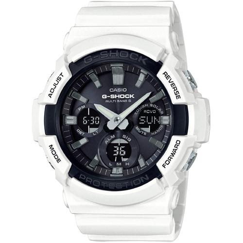 

CASIO Мужские G-SHOCK GAW-100B-7AJF [Radio Wave Solar Белый/Черный] Круглые часы Белая смола