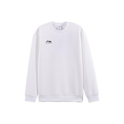 Li-Ning Versatile Simple Round Neck Letter Print Casual Loose Comfortable Sweatshirt Unisex Sweatshirt AWDVG85-2
