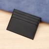מחזיק כרטיס מעור Slim לגברים כיס דק