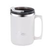 Doppelwandige vakuumisolierte Edelstahl-Kaffeetasse mit Griff, Reisebecher für Zuhause, Büro, Camping