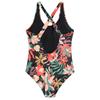 Animal Womens/Ladies Mia Leafy Floral Cross Back One Piece Swimsuit
