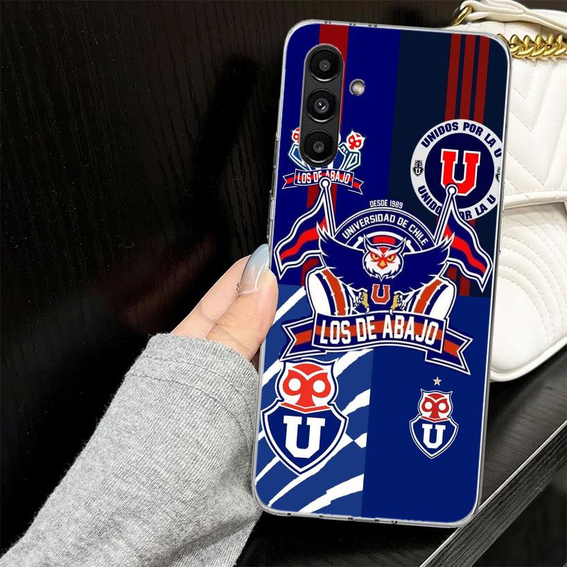 De Chile U-University Logo Case for Samsung A17 A16 A56 A36 A26 A15 A55 A35 A25 A14 A54 A34 A24 Phone Cover A13 A53 A33 A23 A05S