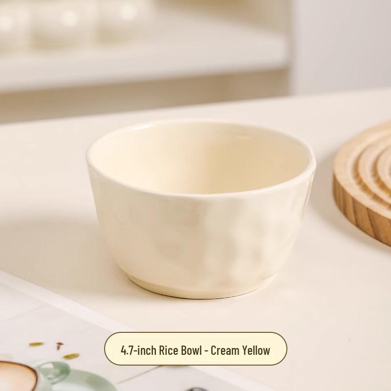 2023 Stylish 5-Inch Ceramic Rice Bowl, Perfect for Home and Personal Use