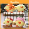 Cute Chick Plush Keychain Soft Stuffed Animal Bag Charm Gift For Kids Teens Room Decor