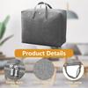 Cotton Linen Moisture-proof Receiving Bag More Portable Packing Bag  Extra Large Waterproof Home Storage Dust-proof Packing Tool