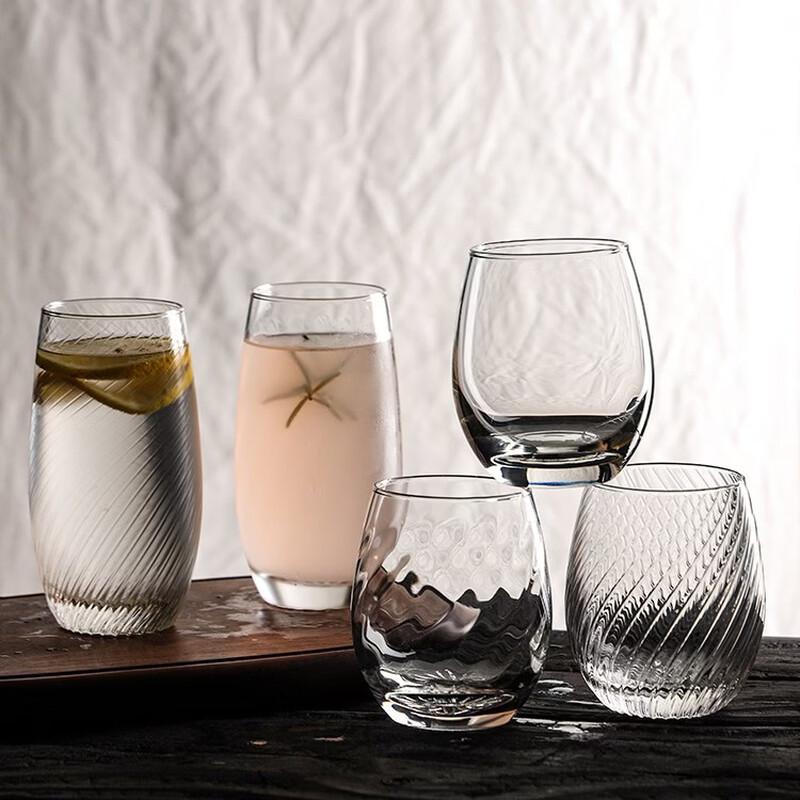 

LISM Clear Egg-Shaped Versatile Drinking Glasses