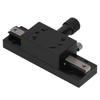 X Axis Dovetail Manual Trimming Platform Aluminum Alloy Gear Linear Slide Stage HC30‑A100